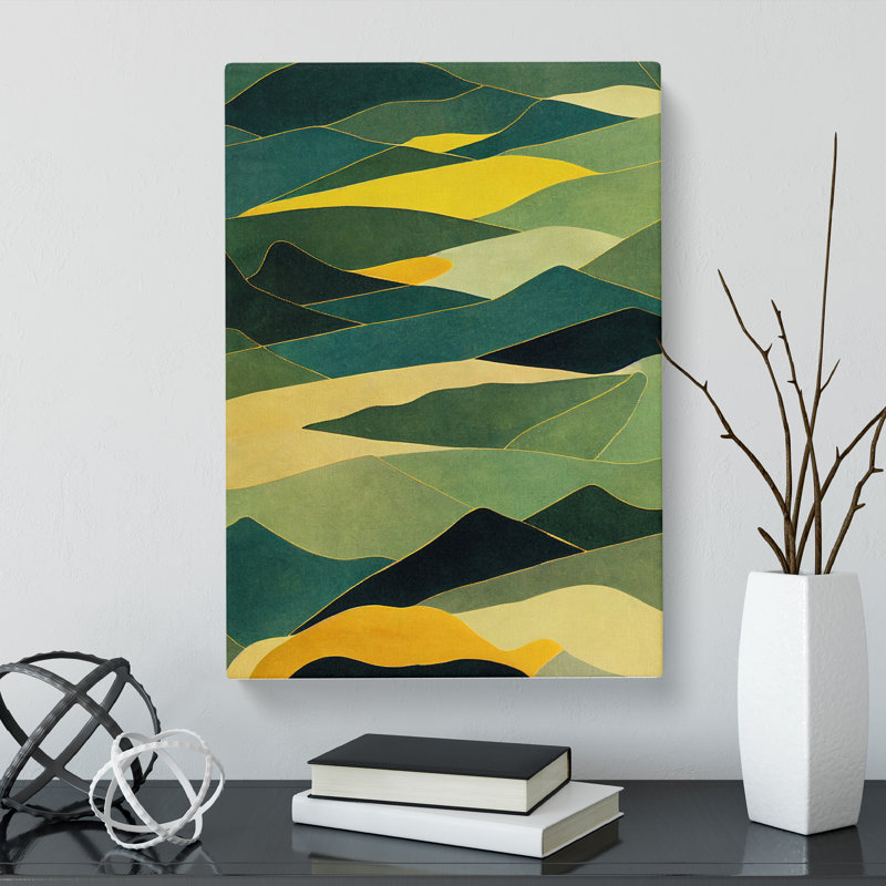 Forest Patchwork Vol.1 - Wrapped Canvas, 50cm H x 35cm W x 3cm D