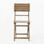 Chaise de salle à manger d'extérieur pliante en bois d'acacia (ensemble de 2)-1264720043