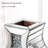 DeGrailly Crystal Glass Floor Vase Modern Contemporary Glam Stylish