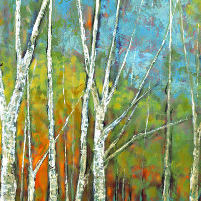" View Through The Birches 3 "