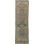 Tapis de couloir Oushak «Fragment» brun / vert 2 pi 4 po x 7 pi 8 po