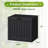 40 Gallons Lockable Resin Outdoor Deck Box And Patio Furniture Side Table-110983050