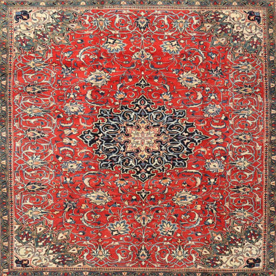 Tapis oriental tissé à la machine Cobert