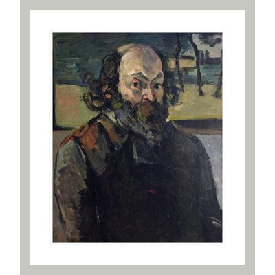 Autoportrait par Paul Cézanne, impression giclée sur cadre