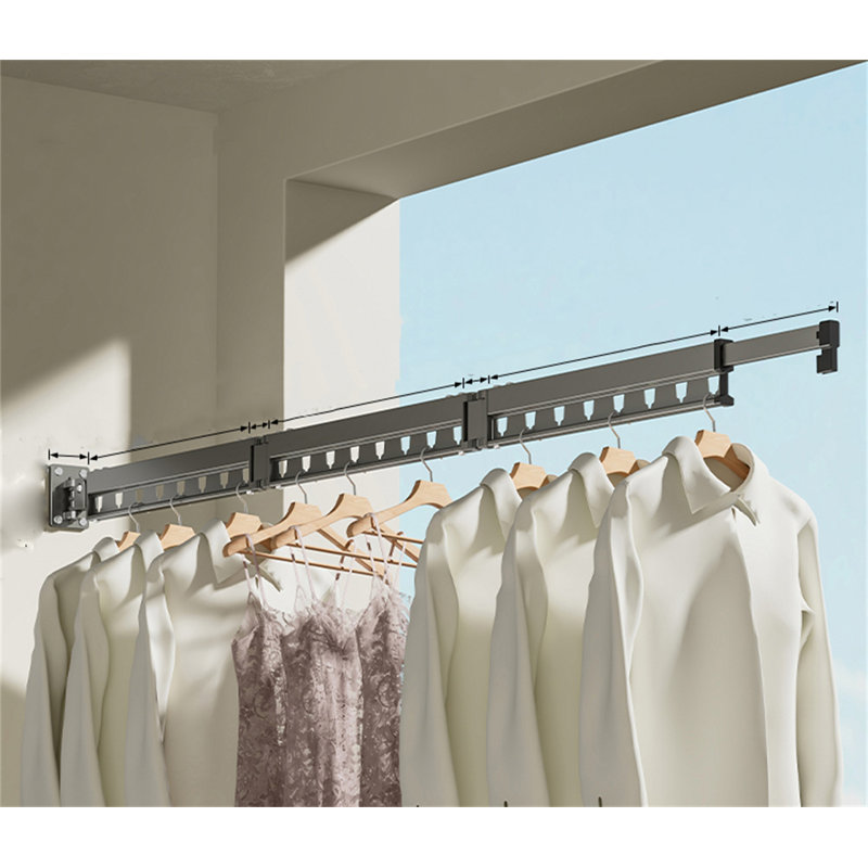 Invisible Folding Clothes Rack