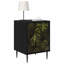 36cm W Engineered Wood Bedside Table