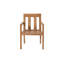 Chatsworth Teak Outdoor Dining Arm Chair (Set of 2)-236889783