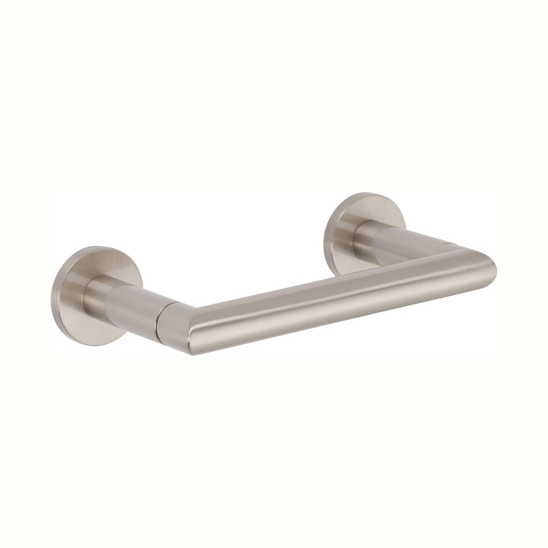 Kubic Double Post Toilet Paper Holder, Stain Nickel