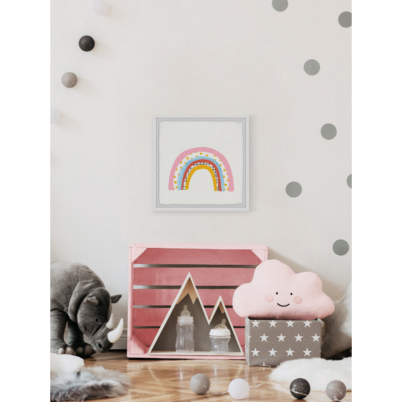 «Gendron Rainbow Stripes», reproduction encadrée, H 12 po x l 12 po x P 1,5 po