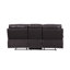 Canapé inclinable en cuir Global United
