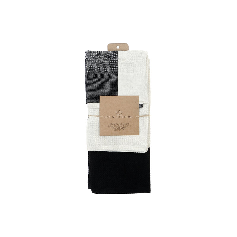 Cotton Kitchen Towels Kitchen Towel, Black