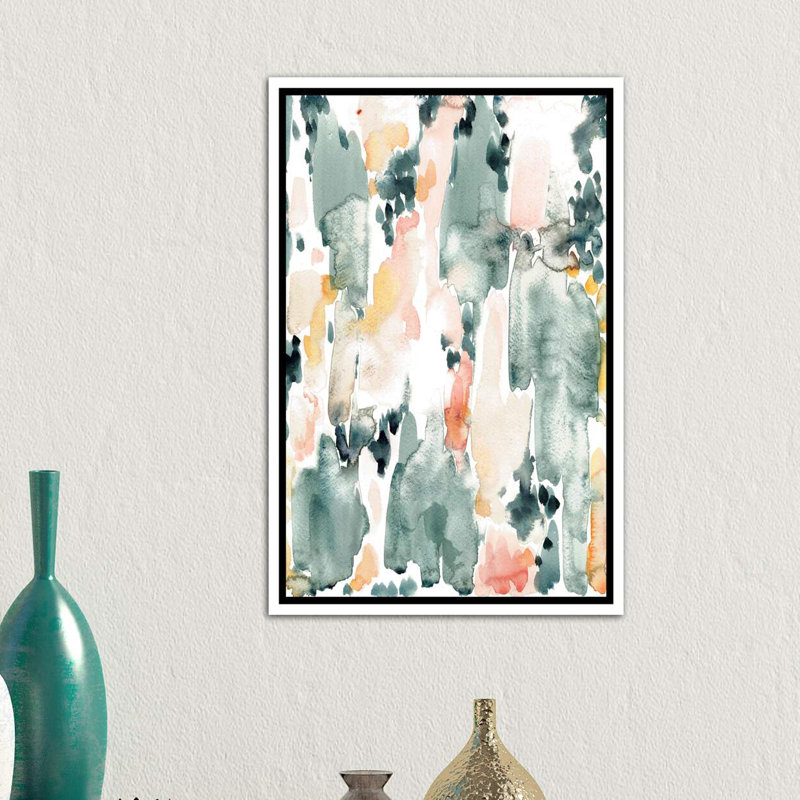 « luxueux » par albina bratcheva-reproduction d’art, H 26 po x l 18 po x 1,5 po, Toile blanche encadrée