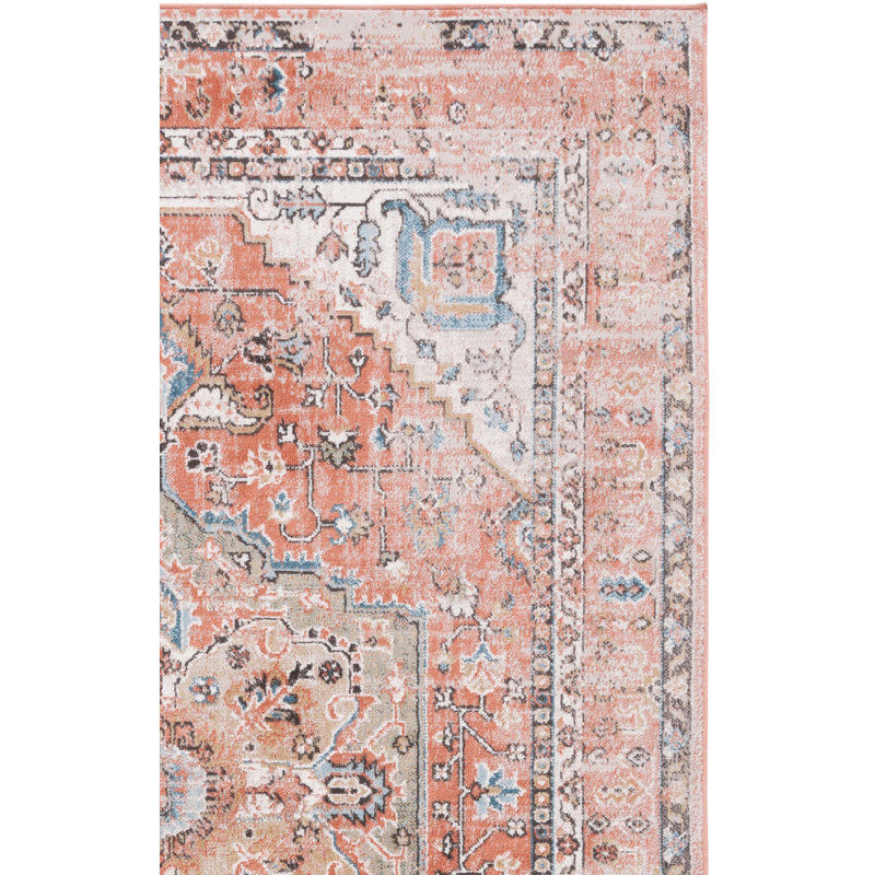 Monaville Performance Oriental Rug, Square 6'7"