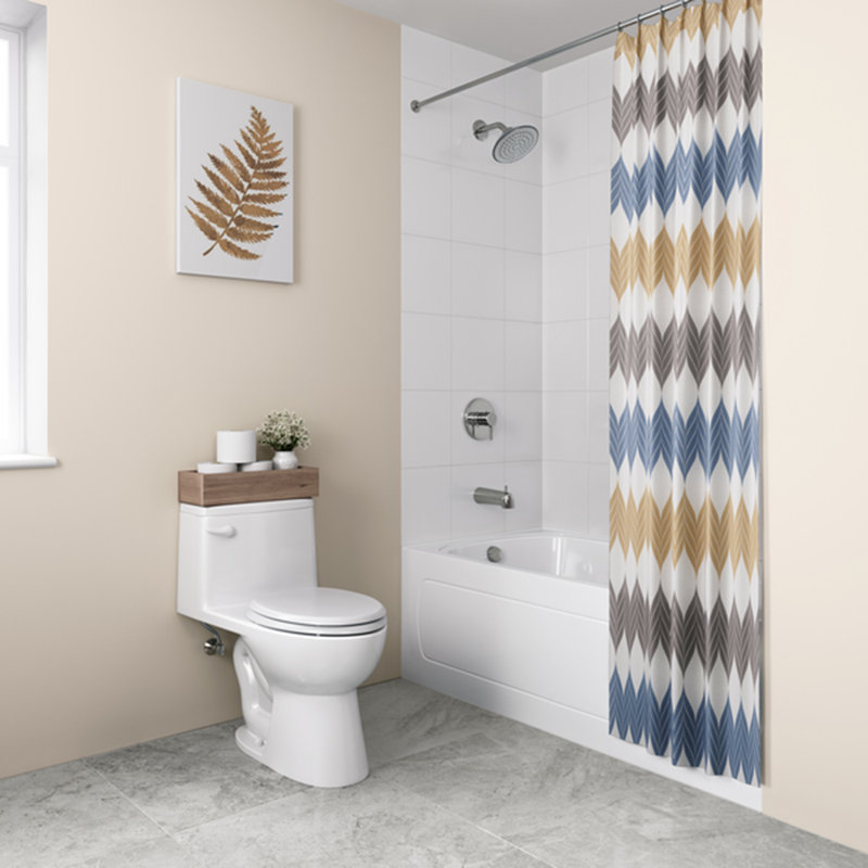 Toilette allongée une pièce 1,28 GPF (économe en eau) (siège non inclus)