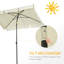 200cm X 125cm Rectangular Market Parasol-1614871280