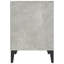  Bedside Cabinet Black Engineered Wood Bedside Cabinet Rectangular-962239420