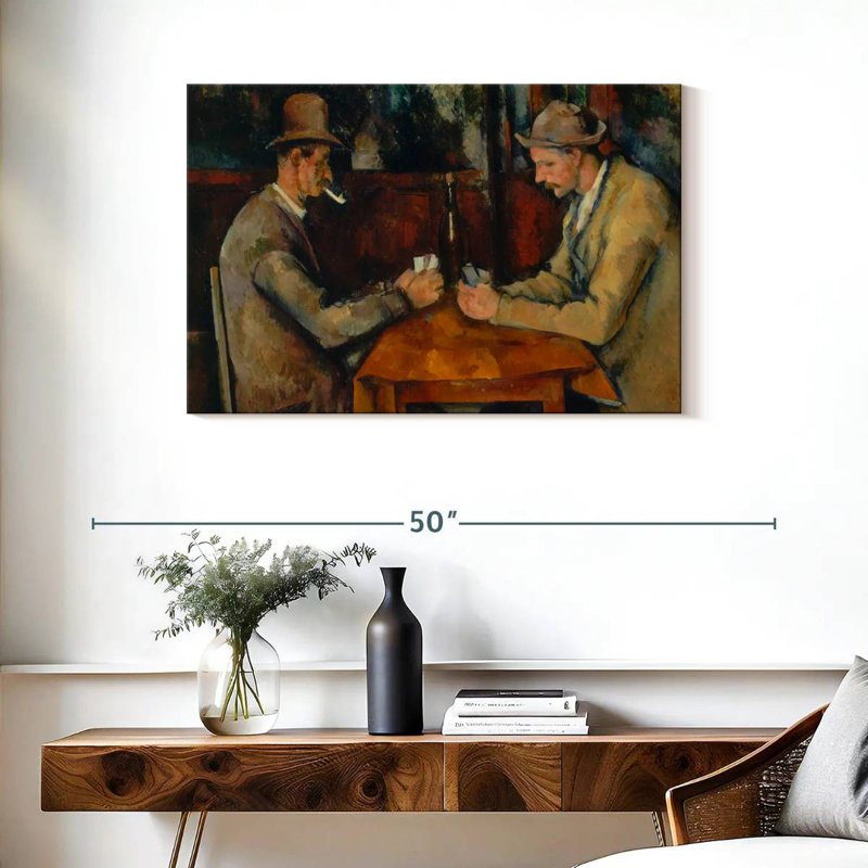 Senne, les joueurs de cartes, 1890, H 24 po x l 36 po