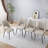4-Chair Set Combination Dining Chairs-1861474122