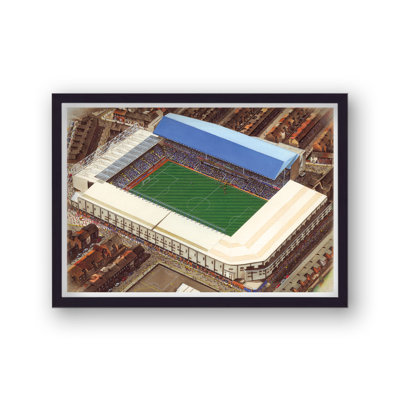 Everton FC - Goodison Park - Football Stadium Art - Vintage - Single Picture Frame Print