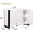 High-Gloss Sideboard, Modern Buffet Cabinet With Adjustable Shelves, Coffee Bar Cabinet For Kitchen & Living Room-1172011762