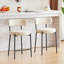 Tabouret 34,25 "H 34,25" avec dossier courbé-2016141509