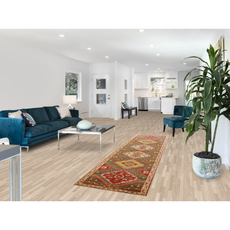 Tapis vert vert Kazak