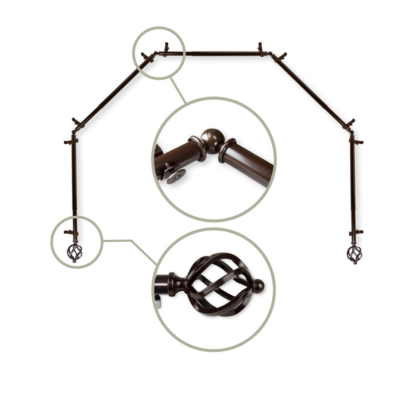 Nailsea Adjustable, 28-48" (each side), Cocoa