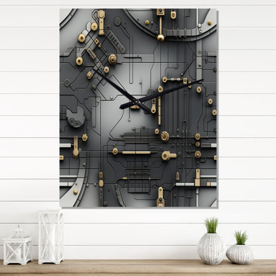 Jameison - Horloge murale moderne géométrique
