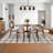 Washable Modern Rug Ultra-Soft Plaid Carpet with Non-Slip Backing, Stain-Resistant Low Pile Floor Mats, Easy Cleaning Geometric Indoor Tug for Living Room, Nursery, Office-1084165820-1083722007