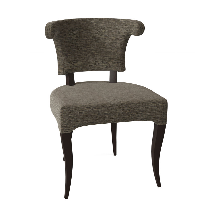 Athena Dining Chair, American Walnut, Filigree Ivory