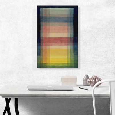"Architecture of the Plain 1923" par Paul Klee - reproduction d'art sur toile tendue