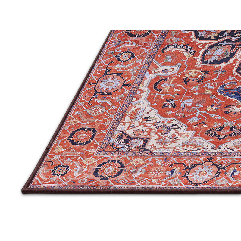 Tapis brun à motif oriental, Rectangle 5 pi x 8 pi