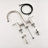 Double Handle Bridge Kitchen Faucet With Side Spray