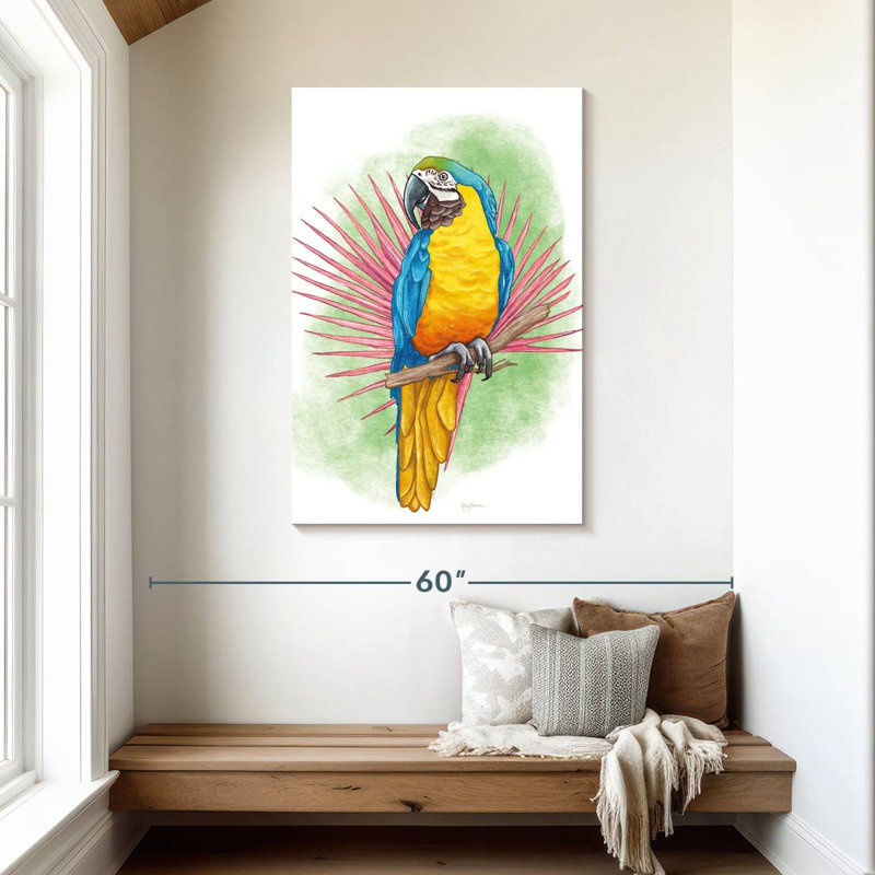 Flair arctique tropical Brampt, H 45 po x l 30 po