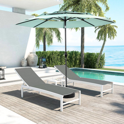 Parasol d'extérieur à 3 niveaux