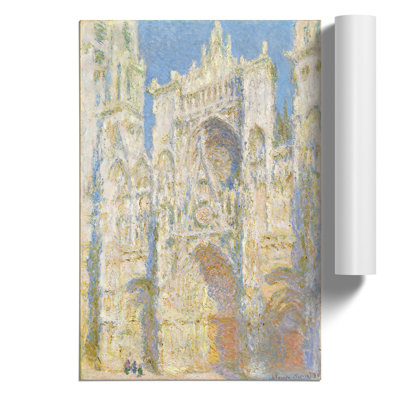 Rouen Cathedral Vol.2 by Claude Monet - No Frame Painting