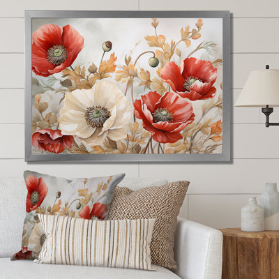 Charme des coquelicots dans Winter Delight II