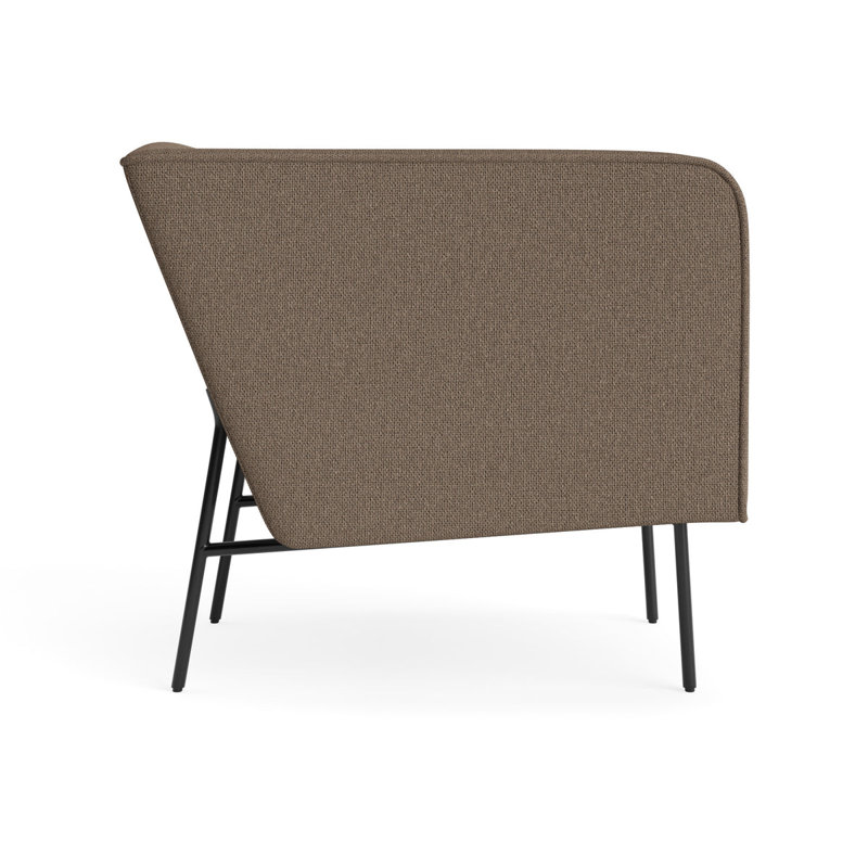 MTO - Dandy Lounge Chair Black Legs, Kvadrat Autumn Cardamom