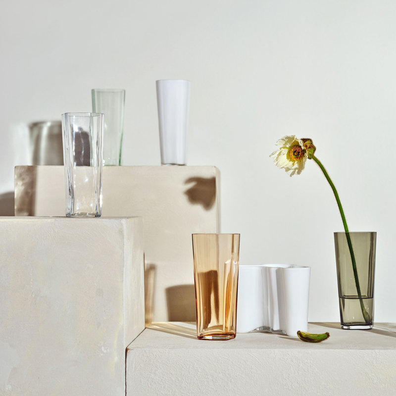 Aalto Glass Table Vase, Clear
