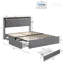 Lit plateforme tapissier Mondrell-1119195942