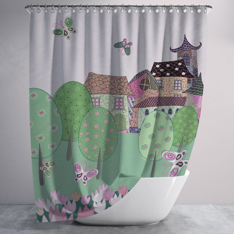 Bethsheba Shower Curtain, 83" H x 70" W
