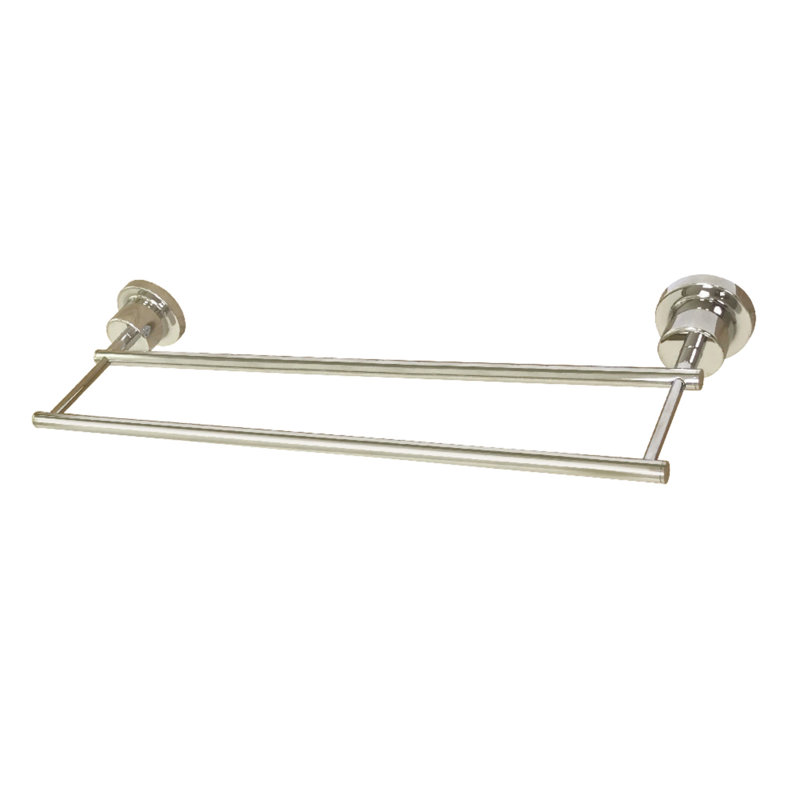 Kingston Brass Concord 18-Inch Dual Towel Bar, Polished Nickel