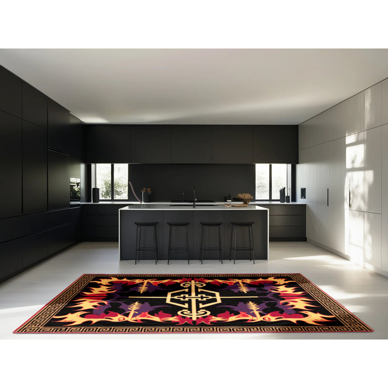 Tapis mosaïque Aurum, Rectangulaire 8 pi x 10 pi