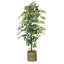 Ficus artificiel 72 po dans un panier