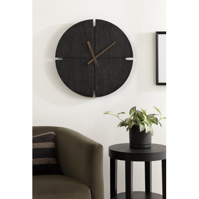 Horloge murale texturée