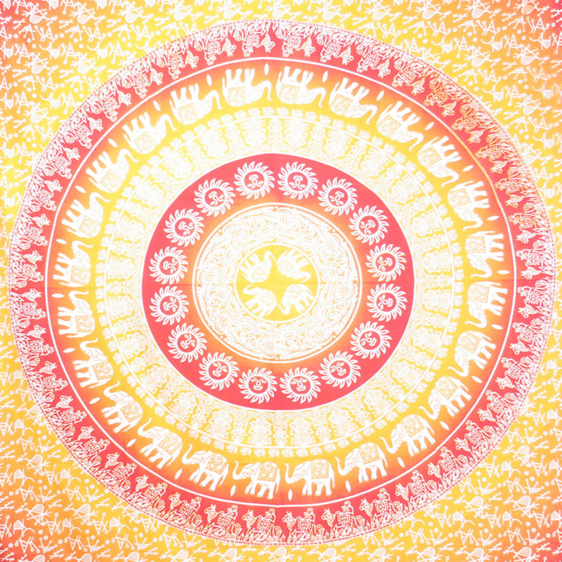Tapisserie 92 po x 84 po Mandala