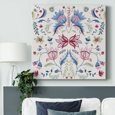" Jacobean Floral Pattern "