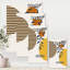 Botanical Minimalist Leaf with Abstract Shapes I - Photographie sur toile tendue-59541968