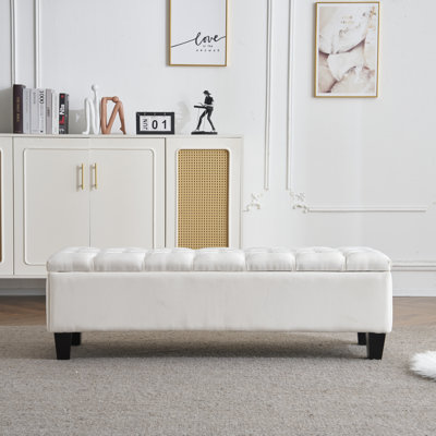 Repose-pieds avec rangement Alverez Diamond