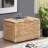 Heavy-duty Water Hyacinth Wicker Storage Trunk with Metal Frame